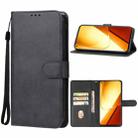 For Realme 11 5G Leather Phone Case(Black) - 1