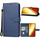 For Realme 11 5G Leather Phone Case(Blue) - 1