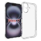 For iPhone 17 Shockproof Non-slip Thickening TPU Phone Case(Transparent) - 1