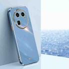 For OPPO Find X6 XINLI Straight Edge 6D Electroplate TPU Phone Case(Celestial Blue) - 1