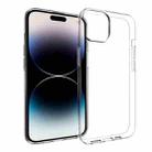 For iPhone 15 Plus Waterproof Texture TPU Phone Case(Transparent) - 1