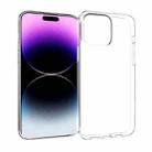 For iPhone 15 Pro Waterproof Texture TPU Phone Case(Transparent) - 1