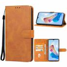 For ZTE Axon 40 Lite Leather Phone Case(Brown) - 1