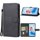 For ZTE Axon 40 Lite Leather Phone Case(Black) - 1