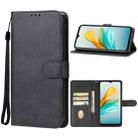 For ZTE Blade A53 Leather Phone Case(Black) - 1