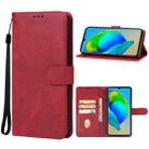 For ZTE Blade V41 Smart Leather Phone Case(Red) - 1