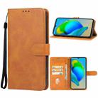 For ZTE Blade V41 Smart Leather Phone Case(Brown) - 1