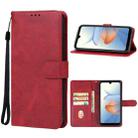 For ZTE Blade L220 Leather Phone Case(Red) - 1