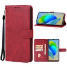 For ZTE Blade A72s Leather Phone Case(Red) - 1