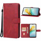 For ZTE Blade A53 Pro Leather Phone Case(Red) - 1