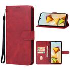 For ZTE Blade A33s Leather Phone Case(Red) - 1