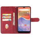 For ZTE ZMAX 11 Leather Phone Case(Red) - 3