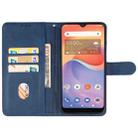 For ZTE ZMAX 11 Leather Phone Case(Blue) - 3