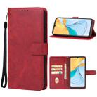 For ZTE Blade V50 Vita Leather Phone Case(Red) - 1