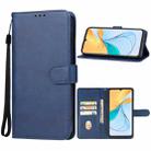 For ZTE Blade V50 Vita Leather Phone Case(Blue) - 1