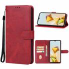 For ZTE Blade A73 5G Leather Phone Case(Red) - 1