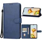 For ZTE Blade A73 5G Leather Phone Case(Blue) - 1