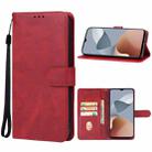 For ZTE Blade A54 Leather Phone Case(Red) - 1