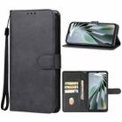 For ZTE Libero 5G IV Leather Phone Case(Black) - 1