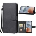 For ZTE Blade A34 Leather Phone Case(Black) - 1