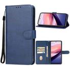 For ZTE nubia Focus Leather Phone Case(Blue) - 1