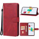 For ZTE Anshin Family/JP Version/A303ZT Leather Phone Case(Red) - 1