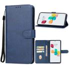 For ZTE Anshin Family/JP Version/A303ZT Leather Phone Case(Blue) - 1