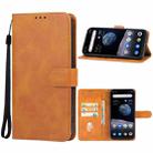 For ZTE Blade A7P Leather Phone Case(Brown) - 1