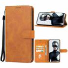 For ZTE nubia Red Magic 9S Pro Leather Phone Case(Brown) - 1