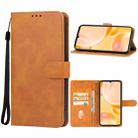 For ZTE Blade A55 Leather Phone Case(Brown) - 1