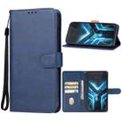 For CUBOT X70 Leather Phone Case(Blue) - 1