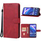 For CUBOT P80 Leather Phone Case(Red) - 1