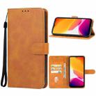 For CUBOT Note 21 Leather Phone Case(Brown) - 1