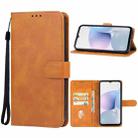 For CUBOT Note 50 Leather Phone Case(Brown) - 1