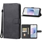 For CUBOT Note 50 Leather Phone Case(Black) - 1