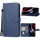 For CUBOT KingKong Ace 3 Leather Phone Case(Blue) - 1