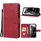 For CUBOT KingKong Star Leather Phone Case(Red) - 1