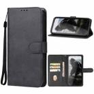 For CUBOT KingKong Star Leather Phone Case(Black) - 1