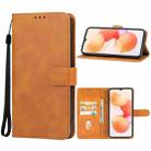 For CUBOT A10 Leather Phone Case(Brown) - 1