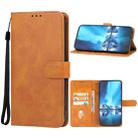 For CUBOT X90 Leather Phone Case(Brown) - 1