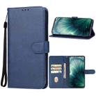 For HTC U23 Pro Leather Phone Case(Blue) - 1