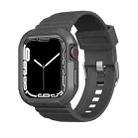 Carbon Fiber TPU Integrated Watch Band For Apple Watch 5 40mm(Dark Grey) - 1