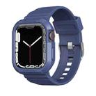 Carbon Fiber TPU Integrated Watch Band For Apple Watch 4 40mm(Blue) - 1