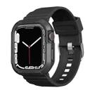 Carbon Fiber TPU Integrated Watch Band For Apple Watch Ultra 2 49mm(Black) - 1