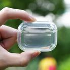 For AirPods Pro Transparent TPU Soft Earphone Protective Case without Hook - 1