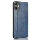 For Samsung Galaxy A05 4G Cow Pattern Sewing Back Cover Phone Case(Blue) - 2