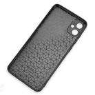 For Samsung Galaxy A05 4G Cow Pattern Sewing Back Cover Phone Case(Blue) - 3