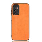 For Samsung Galaxy A15 4G Cow Pattern Sewing Back Cover Phone Case(Orange) - 2