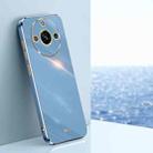 For Realme 11 5G XINLI Straight Edge 6D Electroplate TPU Phone Case(Celestial Blue) - 1