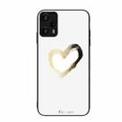 For Xiaomi Redmi Note 12 Turbo Colorful Painted Glass Phone Case(Golden Love) - 1